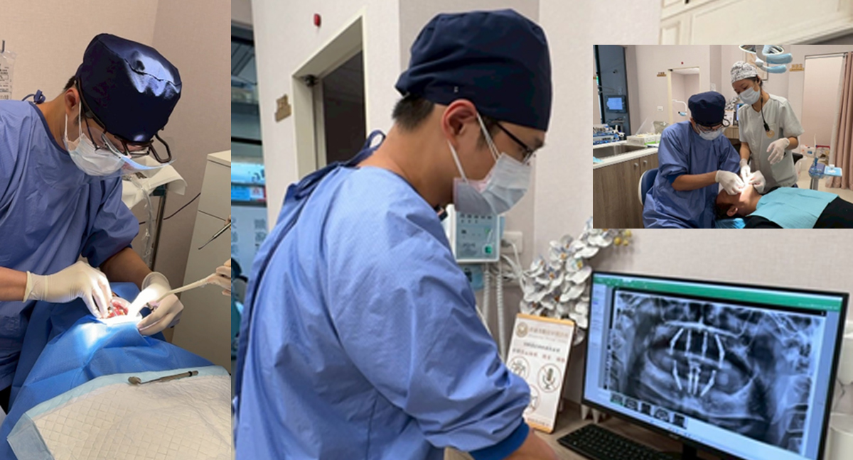 林先生術後擁有了穩定的咬合與自然的笑容